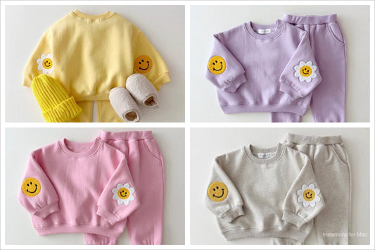 Baby Clothing Set Cotton Clothes Children Sweatshirt Top and Pants 2PCS