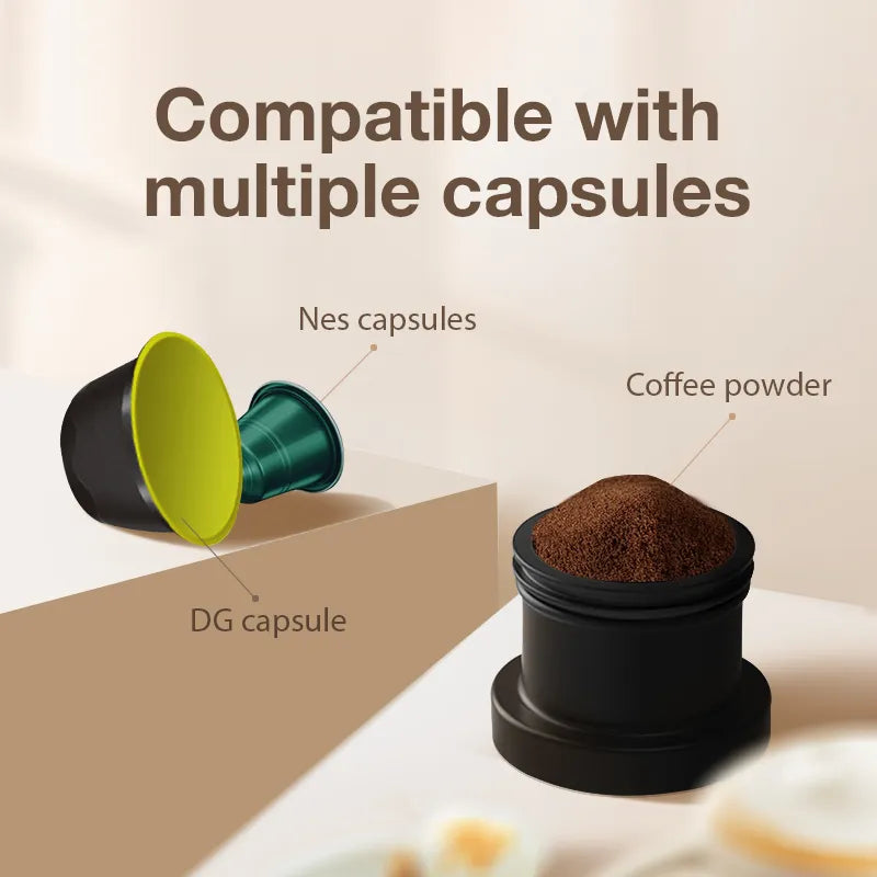 Portable Coffee Machine for Camping, Car & Home