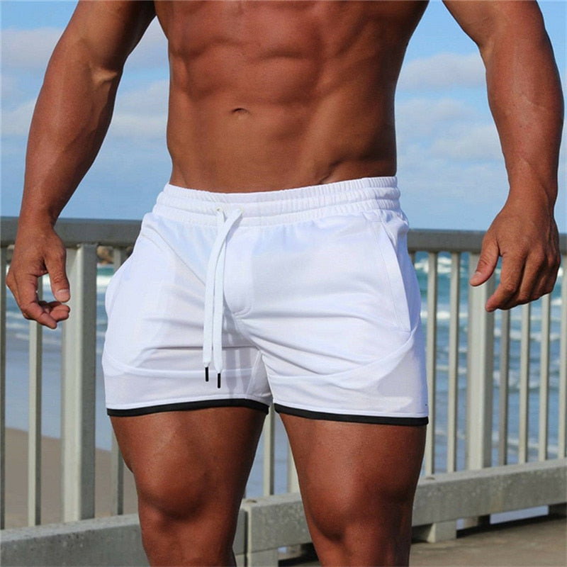 Breathable Quick-Drying Slim Fit Fitness Gym Shorts Sweatpants