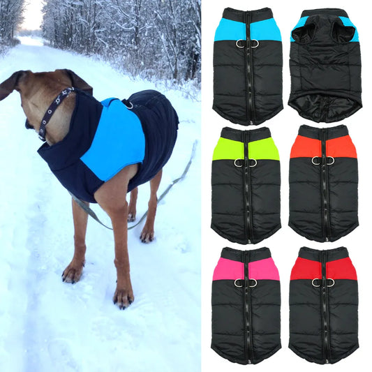 Winter Dog Vest Jacket Coat For Small Medium Large Dogs