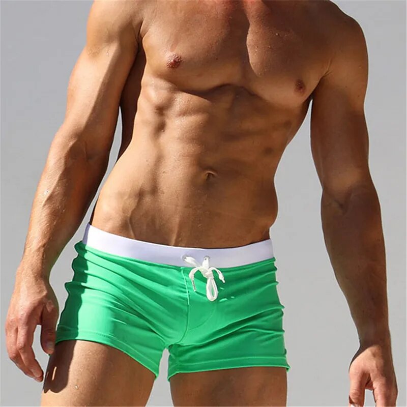 Quick Dry Zipper Pocket Casual Shorts Swimwear Boardshorts Trunks