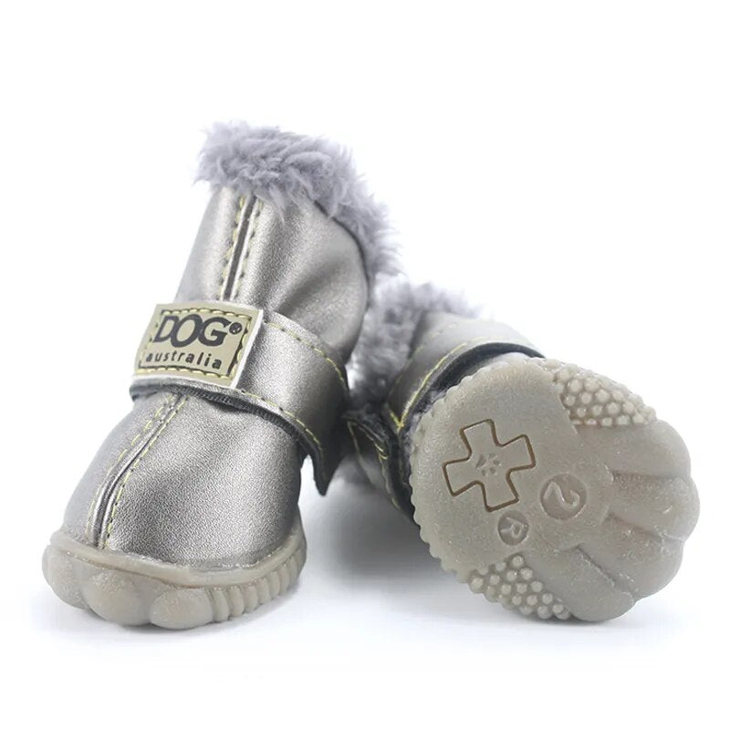 4pcs/set Waterproof Anti Slip Dog Boots For Small Dogs