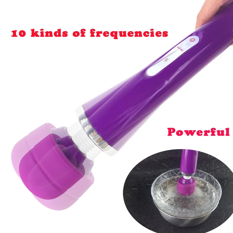 Powerful Magic Wand Vibrators for Clitoris Stimulator Big AV Stick Vibrator G Spot Massager Adult Sex Toy