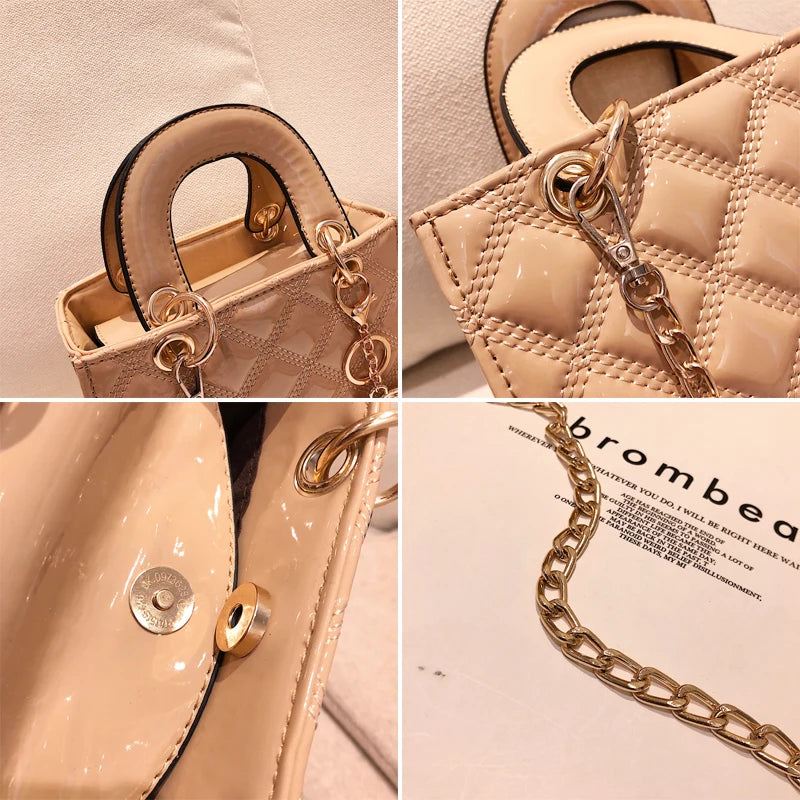 Luxury Bags Plaid Jelly Bag Candy Color Flap Mini Designed Ladies Shoulder Chain Tote Messenger Crossbody HandBag