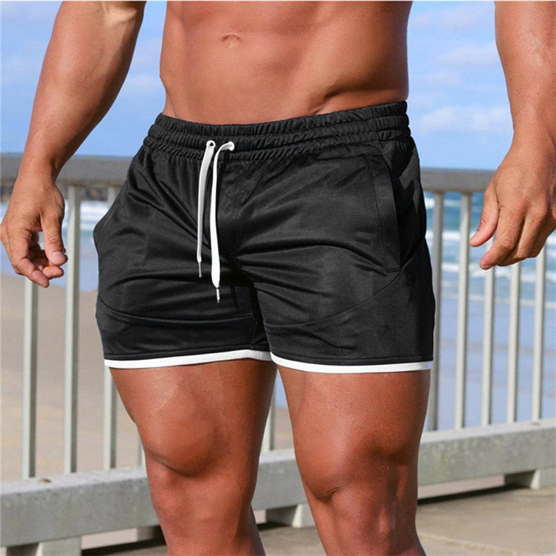 Breathable Quick-Drying Slim Fit Fitness Gym Shorts Sweatpants