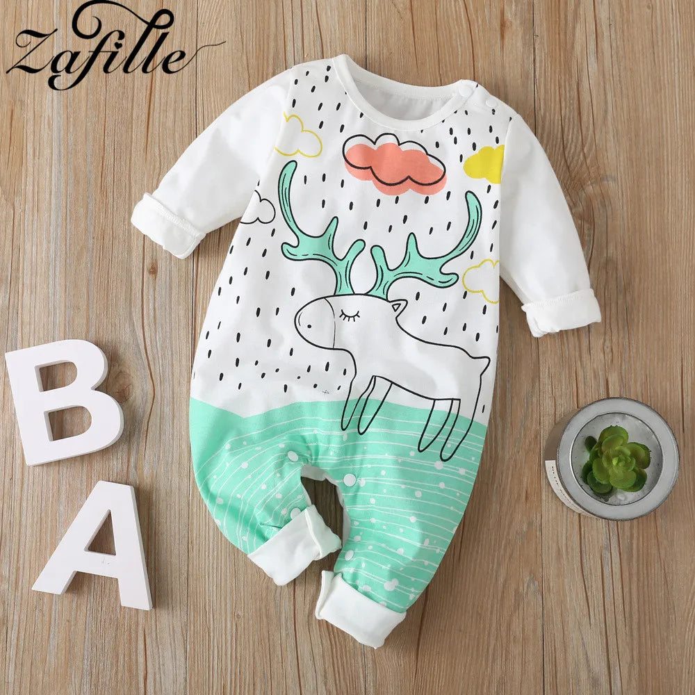 Baby Clothes For Newborns Long Sleeve Baby Animal Romper Infant Overalls Children Clothing