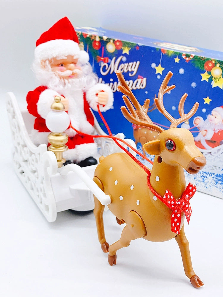 Climbing Santa Claus Christmas Decorations Children's Electric Toy Gift