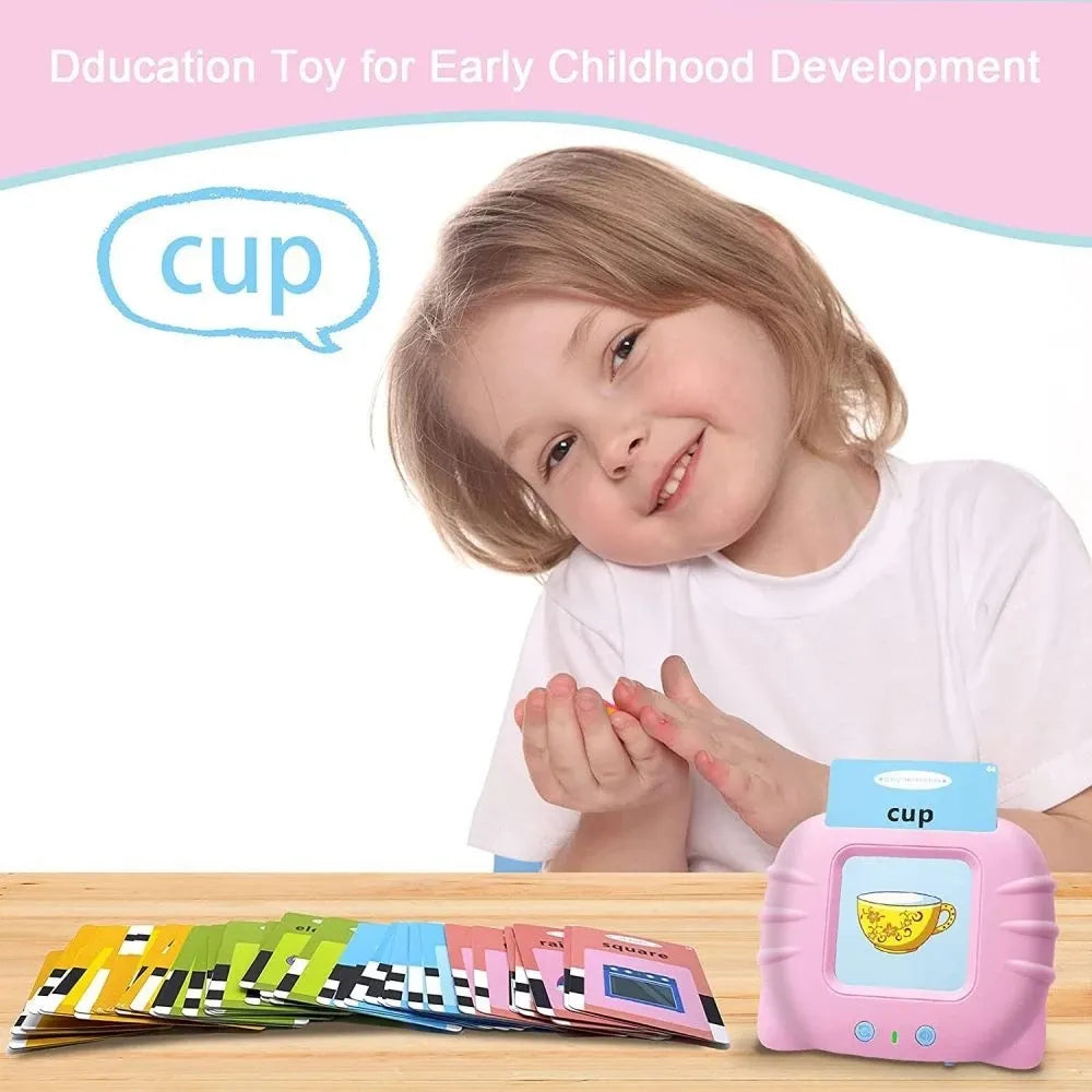 Educational English Flash Cards with Audio Book Reading Machine