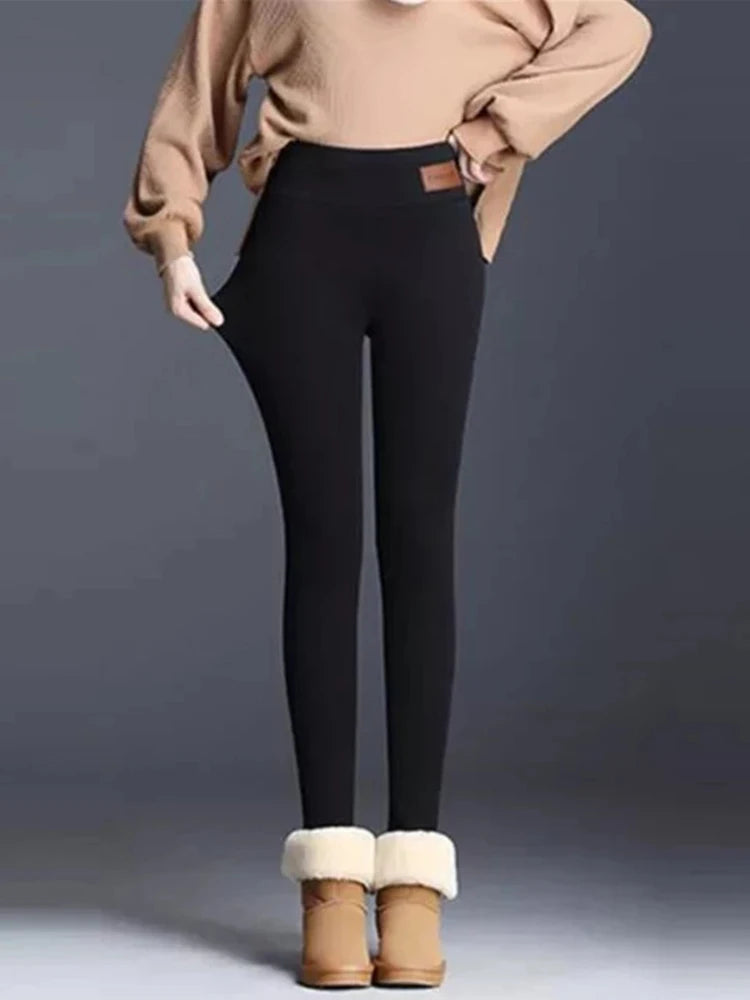 Comfortable Warm Stretchy Hight Waist Leggings Pants