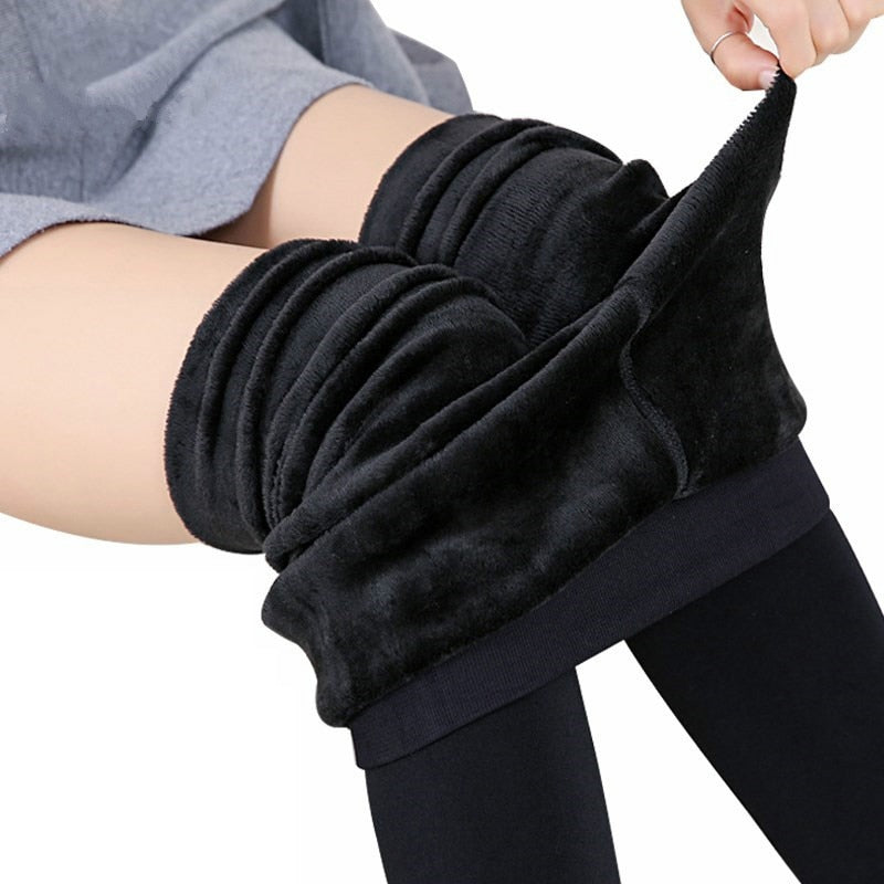 Warm Leggings for Winter High Waist Stretchy Leggings