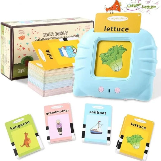 Educational English Flash Cards with Audio Book Reading Machine