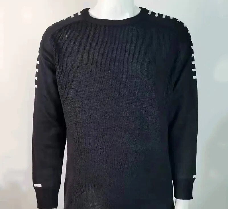 Men's Sexy Slim Fit Sweater Pullover Casual Round Neck Knitted Sweater