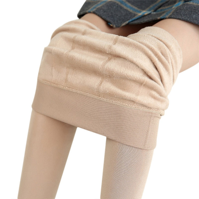 Warm Leggings for Winter High Waist Stretchy Leggings