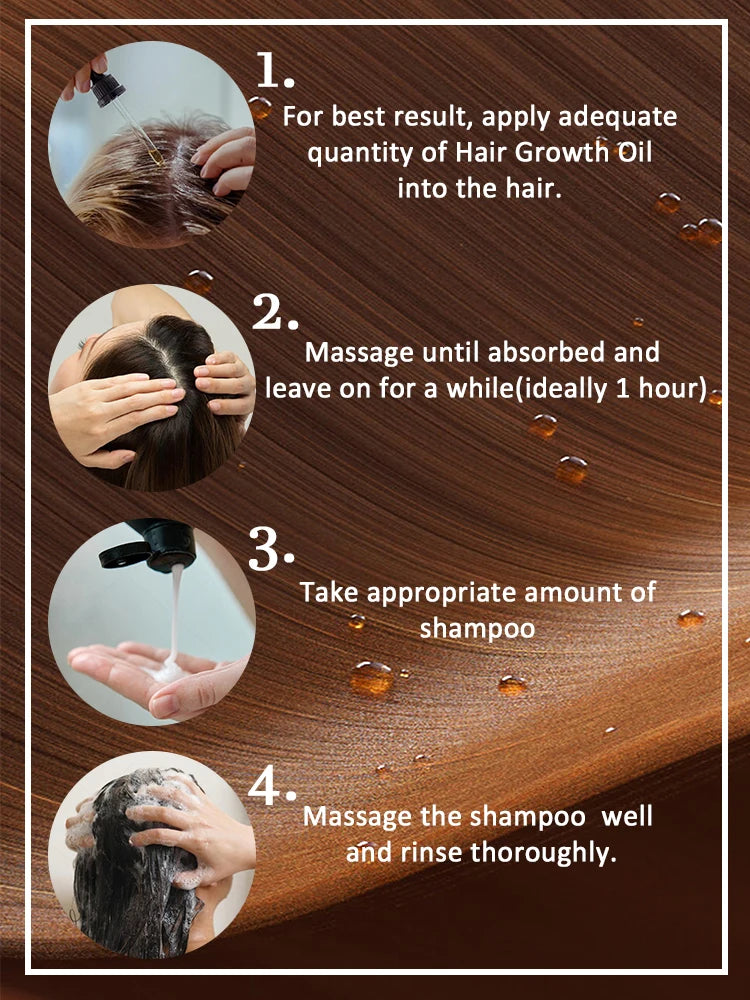 Unisex Hair Growth Oil Hair Loss Treatment Rapid Hair Growth Effective Baldness Repair Hereditary Postpartum Hair Loss