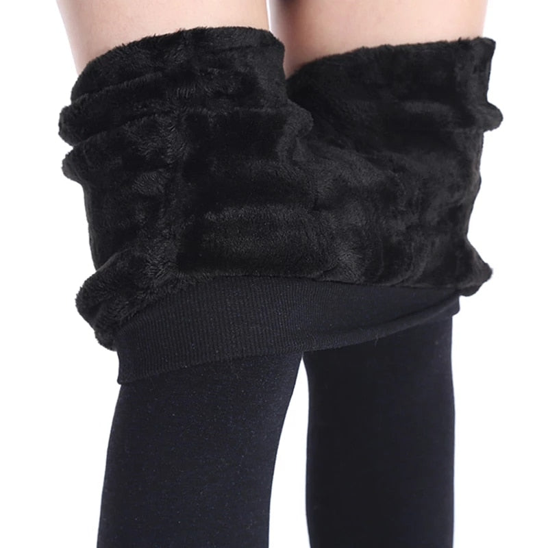 Warm Leggings for Winter High Waist Stretchy Leggings