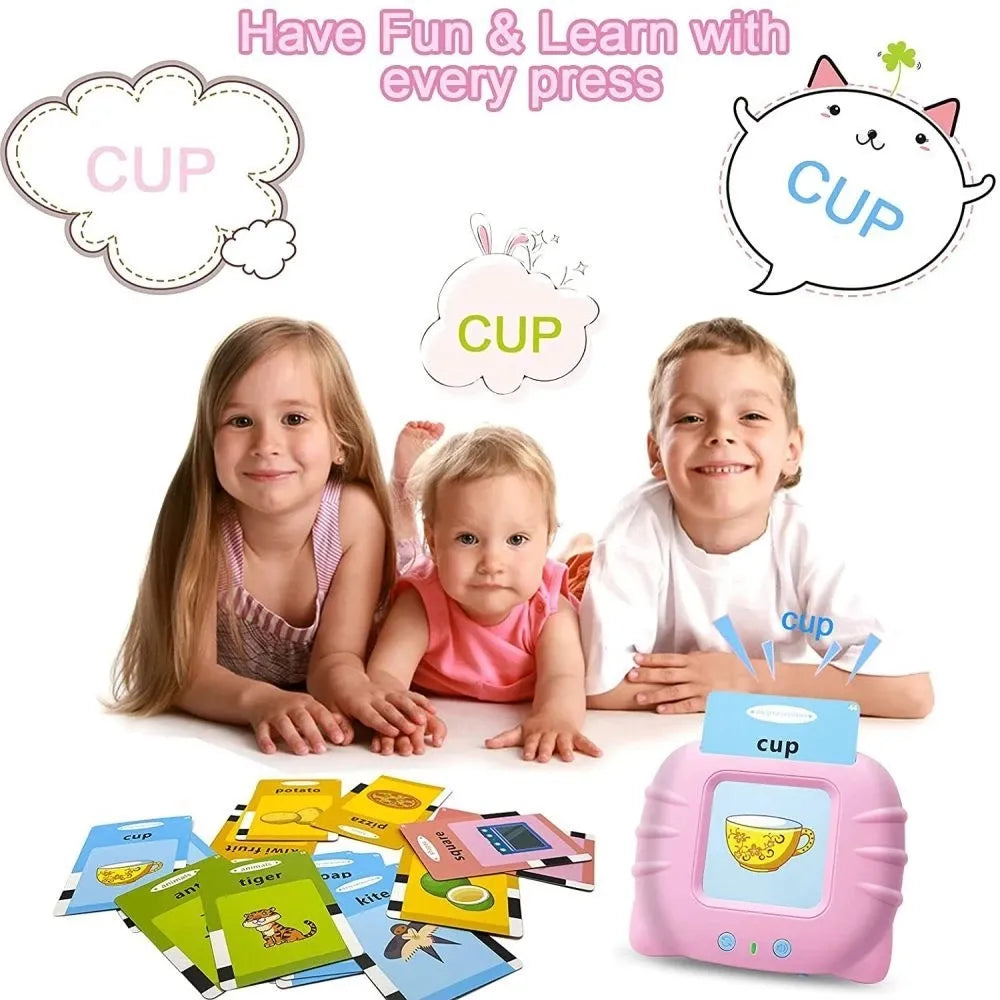 Educational English Flash Cards with Audio Book Reading Machine