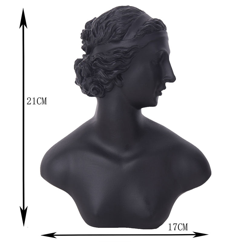 Resin Sculpture Home Decor Nordic Figure Statue Jewelry Accessories Stand for Earrings Necklaces Rings Display Stand