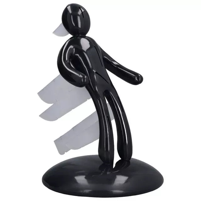 Multifunctional Kitchen Man-shaped Knife Holder Set Organizer Kitchen Decor