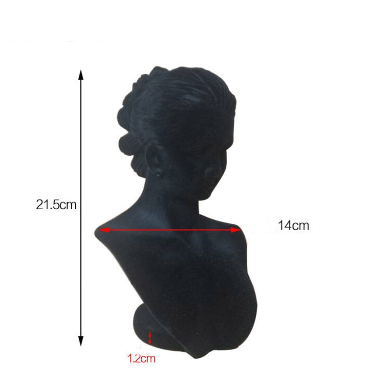 Resin Sculpture Home Decor Nordic Figure Statue Jewelry Accessories Stand for Earrings Necklaces Rings Display Stand