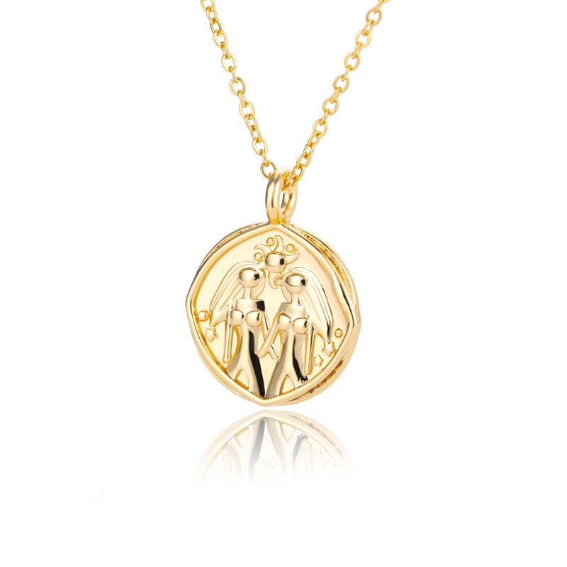 12 Constellations Astrology Zodiac Necklaces