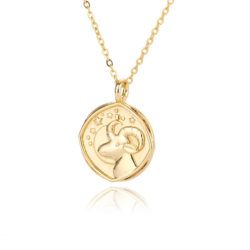 12 Constellations Astrology Zodiac Necklaces