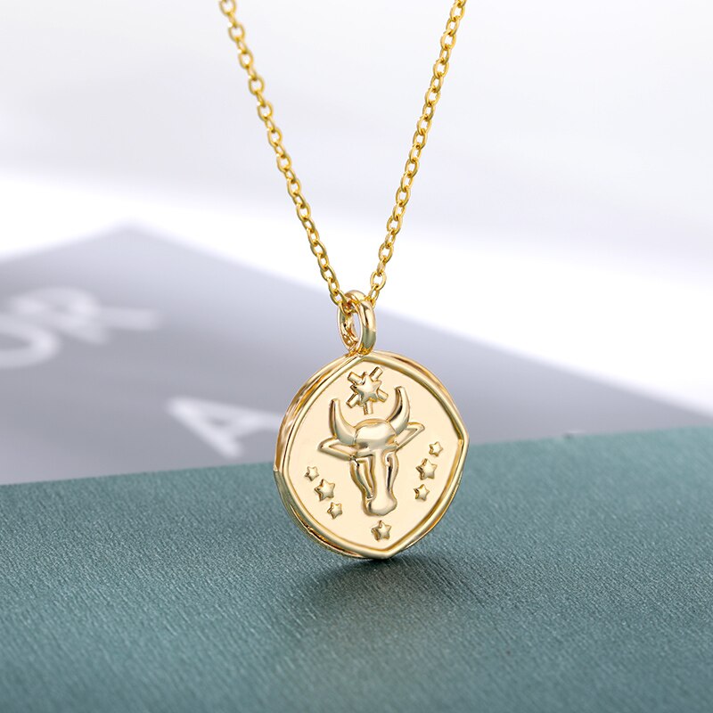 12 Constellations Astrology Zodiac Necklaces