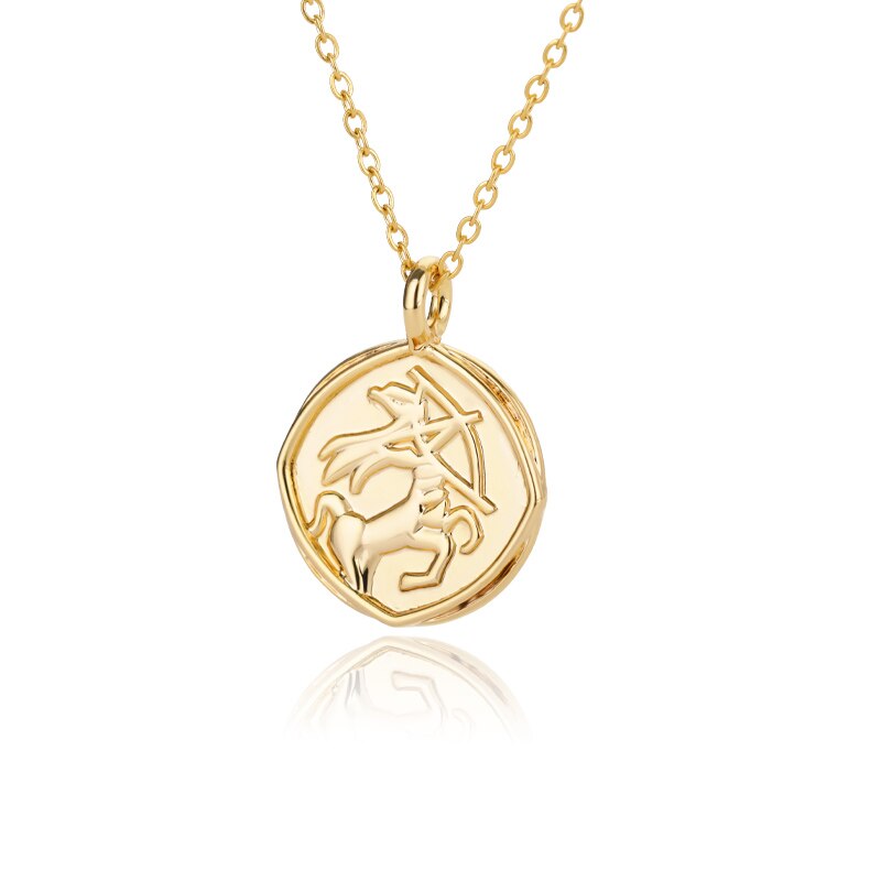 12 Constellations Astrology Zodiac Necklaces