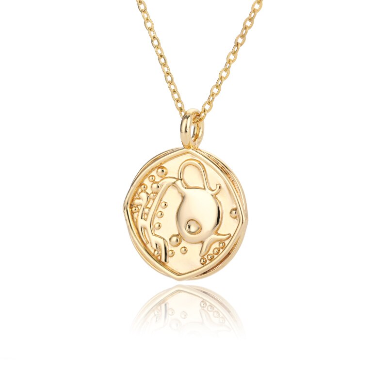 12 Constellations Astrology Zodiac Necklaces