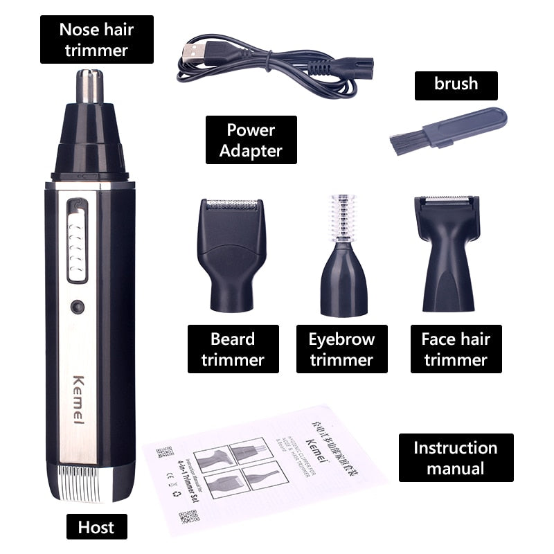 4-in-1 Rechargeable Electric Trimmer