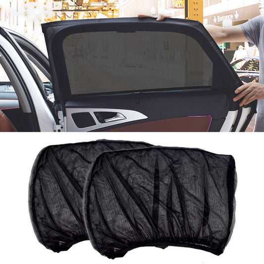 2pcs Auto UV Protector Car Sunshade Curtain Side Window Protection