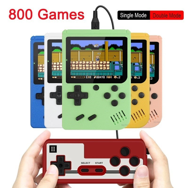 Mini Game Machine, Handheld Game Console with 800 Classical Games