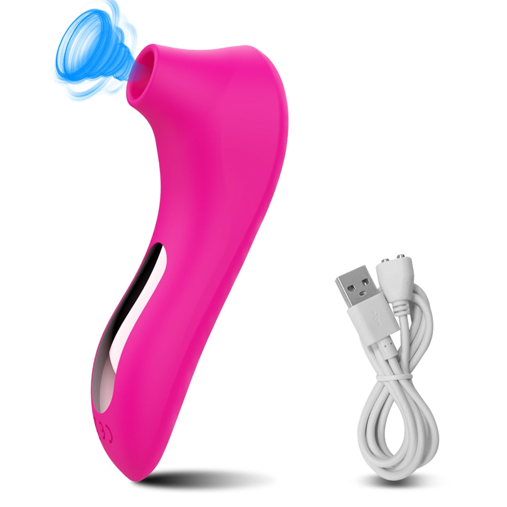 Clitoris and Nipple Stimulator Vibrator Sucker