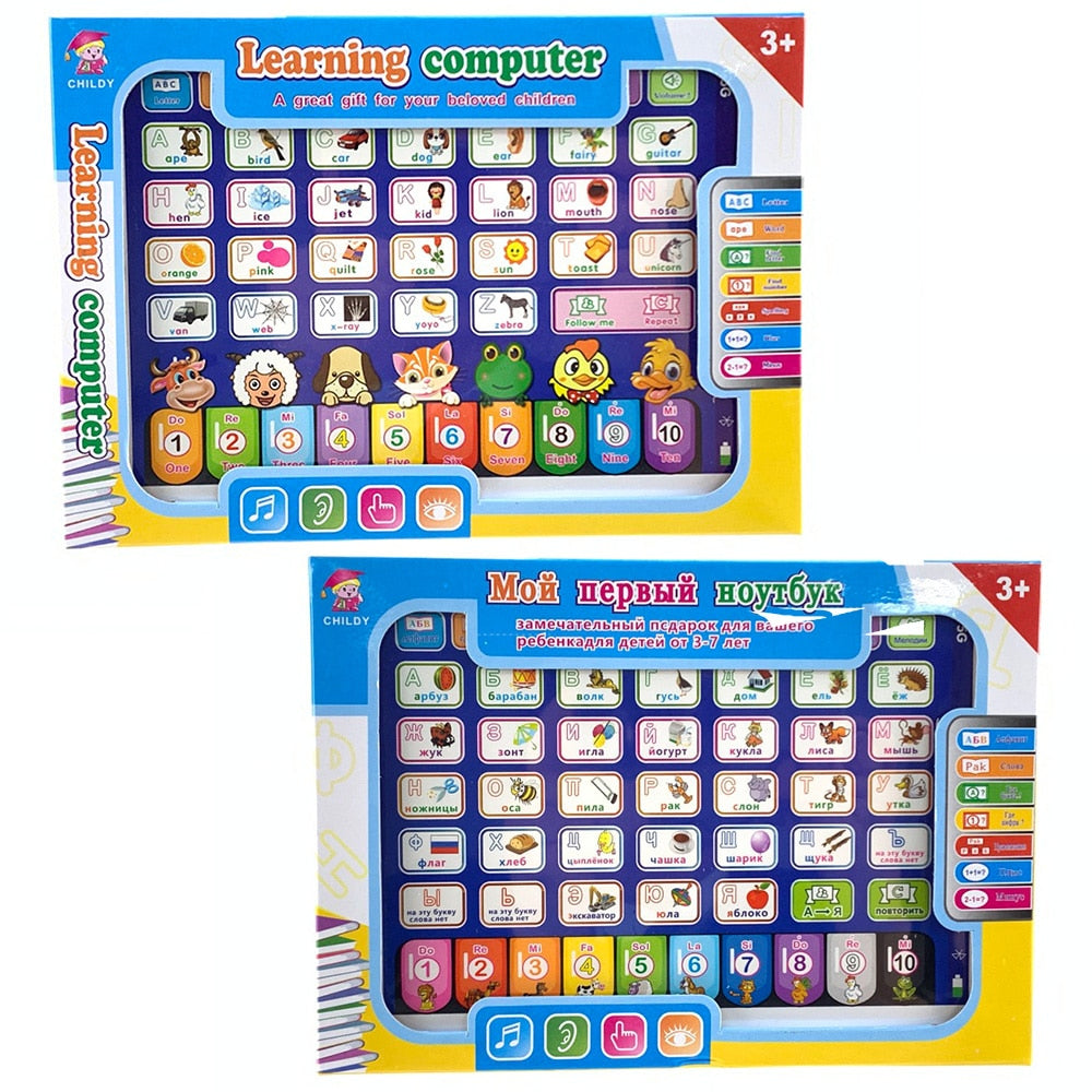 Learning Machine Tablet Language Learning Toy Laptop Pad Educational Toy