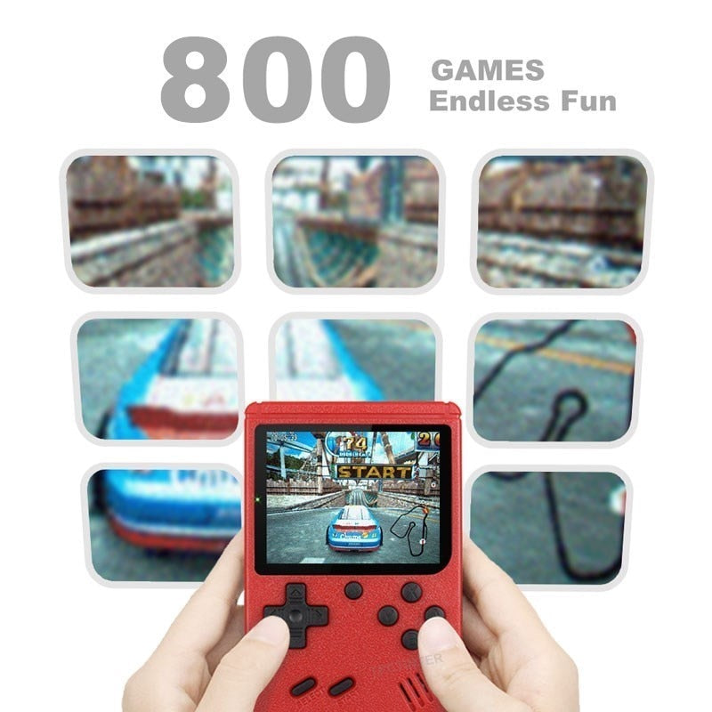 Mini Game Machine, Handheld Game Console with 800 Classical Games