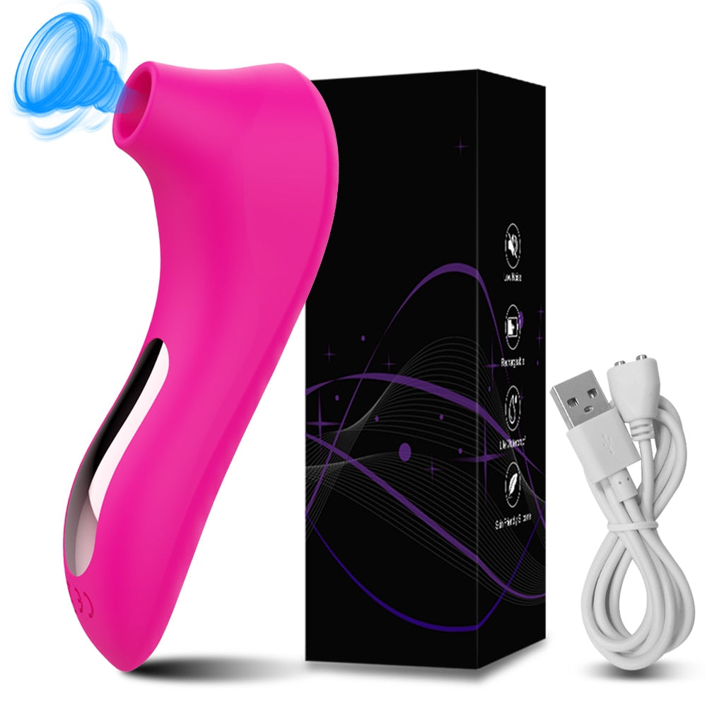 Clitoris and Nipple Stimulator Vibrator Sucker