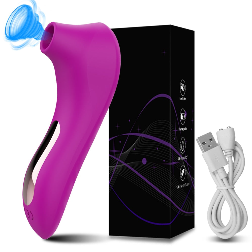 Clitoris and Nipple Stimulator Vibrator Sucker