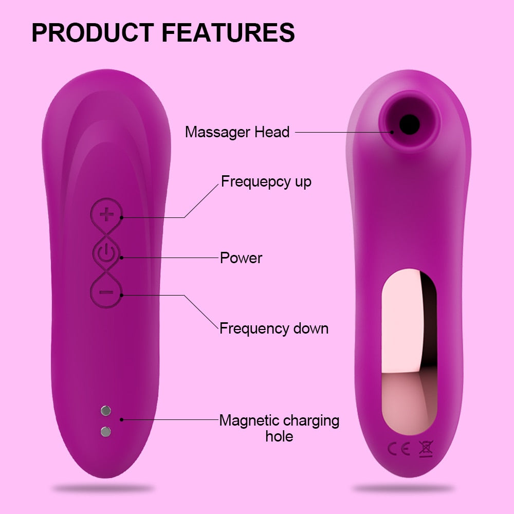 Clitoris and Nipple Stimulator Vibrator Sucker