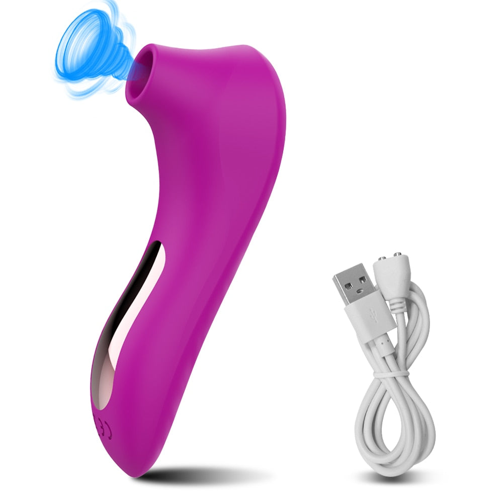 Clitoris and Nipple Stimulator Vibrator Sucker